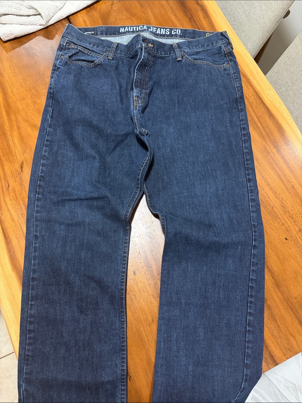 Nautica Men’s Indigo Straight-Leg Jeans